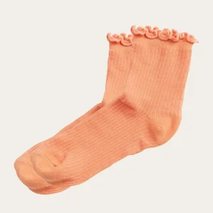 Babylock edge rib socks - GOTS/Vegan - Cadmium Orange