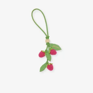 GANNI B3010283 Raspberry Flower Bag nøglering - raspberry